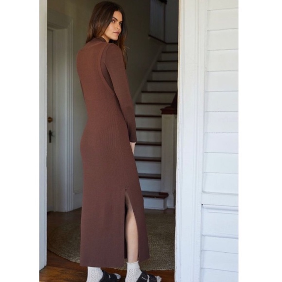 Daily Practice by Anthropologie Brown Maxi Dress - Picture 3 of 8